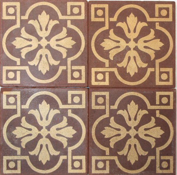 Campbell 4.25" encaustic tile