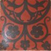 4.25” Encaustic Border Tile in brown & black stock code B104 by Minton Hollins & Co