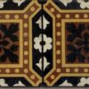 4.25″ encaustic by W. Godwin of Lugwardine Hereford stock code 4050 Colours ; red, yellow, black and white flowers - Image 4
