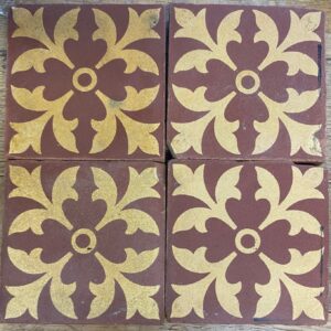 3" Goodwin tiles buff on Terracotta stock code 3218